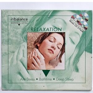 Inbalance Wellness Series Relaxation Music 3-Pack CD Anti-Stress Bathtime Sleep